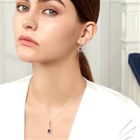 Necklace Gaurosa Woman Fantasy in Silver Zircone SN20090708 - SN20090708